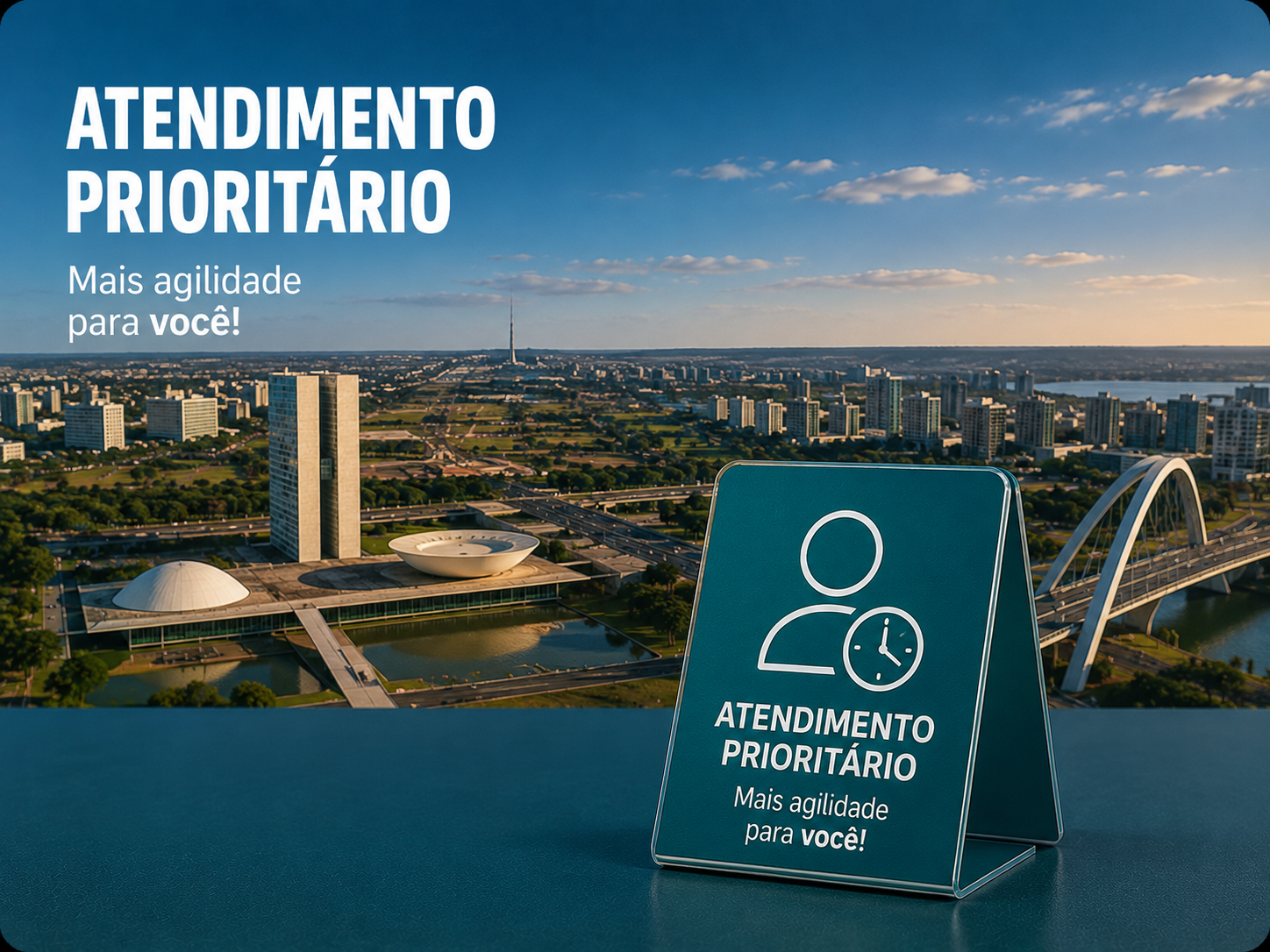 Atendimento prioritário — mais agilidade para você